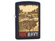 Zippo Join NAVY Navy Matte Windproof Pocket Lighter 28747