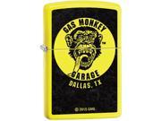 Zippo GAS MONKEY Neon Yellow Windproof Pocket Lighter 28887CI400690