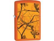 Zippo REALTREE AP BLAZE Orange Matte Color Image Windproof Pocket Lighter 29130