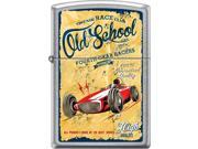 Zippo Street Chrome Vintage Race Club Windproof Pocket Lighter 207CI018444