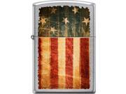 Zippo Street Chrome Abstract America Patriotic Windproof Pocket Lighter 207CI018426