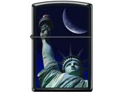 Zippo LIBERTY AT NIGHT Black Matte Windproof Pocket Lighter 218CI017840