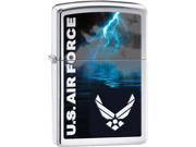 Zippo MILITARY US Air Force HP Chrome Windproof Pocket Lighter 28932