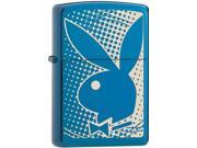 Zippo PlayBoy Bunny Sapphire Laser Engrave Windproof Pocket Lighter 29064