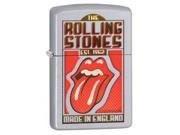 Zippo Stones EST 1962 Satin Chrome Windproof Pocket Lighter 29127