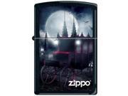 Zippo 218 Black Matte Goth Carriage and Bats Windproof Pocket Lighter 218CI006527