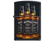Zippo Jack Daniels Bottle 218 Black Matte Windproof Pocket Lighter 218CI009170