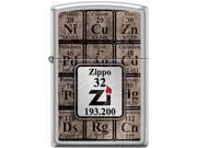 Zippo 205 TABLE OF ELEMENTS Windproof Pocket Lighter 205CI017838