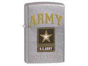 Zippo ARMY Street Chrome Windproof Pocket Lighter 28753