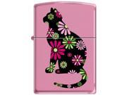 Zippo 238 Pink Matte Funky Cat Windproof Pocket Lighter 238CI010492