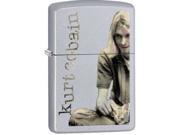 Zippo Kurt Cobain Street Chrome Windproof Pocket Lighter 29052