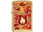 Zippo CHOICE Flame Fusion High Polish Brass Windproof Pocket Lighter 28975