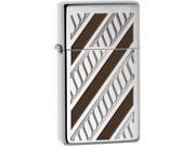 Zippo CHOICE Slim Knotted chrome and Armor Windproof Pocket Lighter 28810