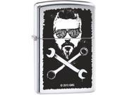 Zippo GASMONKEY Garage High Polish Chrome Windproof Pocket Lighter 29056