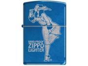 Zippo Windy Girl Blue Windproof Pocket Lighter 24534MP324560