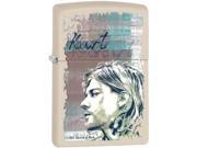 Zippo Kurt Cobain Cream Matte Windproof Pocket Lighter 29051