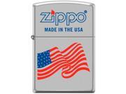 Zippo 205 USA Zippo FLAG Windproof Pocket Lighter 205CI006992