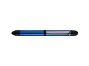 Fisher Blue Tec Touch Dual Stylus Space Pen w Clip Black Gift Boxed TECTD BL