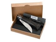 OPINEL Kraft box Slim Knife N°08 ebony handle10 cm