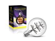 Decorative Globe Led Bulb G30 E26 Base 2200K 3W by BriteNway Vintage LED Non Dimmable Starry Light Bulb Commercial Outdoor Patio Garden Party Christma