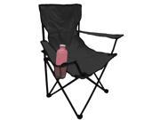 PORTABLE FOLDING CHAIR WITH DRINK HOLDER
