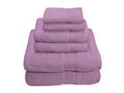 Pink 6 Piece Set Premium 100% Cotton 650 GSM Towels