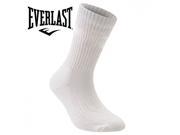 6 Pairs Black Everlast MENS Socks