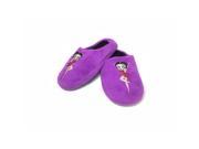 Purple Large 9 10 Betty Boop Ultra Soft Womens Pinup Slippers