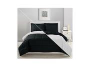 Black White Queen Full Reversible Luxury Soft Overfilled Comforter Assorted Colors