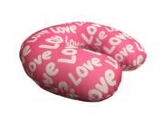 Pink Fashionable Beaded Travel Neck Pillow