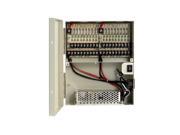 LTS DV AT1212A D18 18 Port Fused Outputs 12V DC 10Amp UL list CCTV distribution Power Supply Box