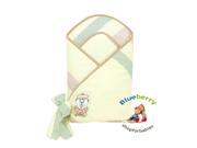 BlueberryShop Premium Swaddle Wrap Blanket Duvet for Newborn Baby 100% Cotton Embroidered