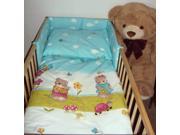 BlueberryShop 2 pcs BABY COT BED BUNDLE BEDDING SET DUVET PILLOW COVERS matching cot bed 120 x 150 cm 47 x 59