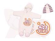 BlueberryShop Emboidered Velour Cosy Pramsuit Snowsuit Footmuff Cosytoes with Hat