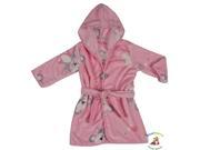 BlueberryShop Printed Luxurious Hooded Soft Warm and Fluffy Velour Bathrobe Robe Dressing Gowns 1 7 Yrs