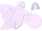 BlueberryShop Emboidered Velour Cosy Pramsuit Snowsuit Footmuff Cosytoes with Hat