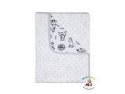 BlueberryShop Minky Printed Cotton Blanket For Baby Toddler 90 cm x 80 cm 35.5 x 31.5