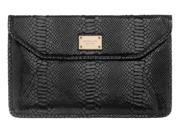 Michael Kors Leather Sleeve Clutch Case for 11 MacBook Air Black Python