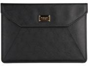 Michael Kors Genuine Leather Sleeve Clutch Case for 11 MacBook Air Black