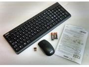 Acer Aspire All In One Wireless Keyboard Mouse Set Bilingual English French CF E W Batteries and IR Receiver Aspire Z1620 Z3620 KB.RF40B.204