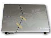 Acer Aspire V5 123 Back LCD Cover Rear Lid w Wifi Antennas Silver EAZHL001020 60.MFQN7.008 60MFQN7008