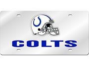 NFL Indianapolis Colts Inlaid Acrylic License Plate with Domed Logo