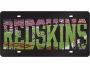 NFL Washington Redskins Inlaid Acrylic License Plate with Stadium Photo Background