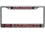 NCAA Arkansas Razorbacks Chrome License Plate Frame
