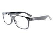 Eyekepper Readers Quality Spring Hinges Retro Reading Glasses Black 2.75