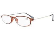Eyekepper TR 90 Memory Flex Frame Reading Glasses Readers Half Eye Style Men Women 3.0