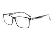Eyekepper Stylish Readers Quality Spring Hinges Reading Glasses Black 1.75