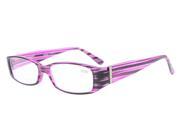 Eyekepper Spring Hinges Reading Glasses Readers with Genuine Austrian Crystals Women Purple 2.75