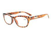 Eyekepper Quality Spring Hinges Mens Womens Reading Glasses Stylish Look Crystal Clear Vision Tortoise 1.75