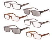 Eyekepper 6 Pairs Spring Hinge Reading Glasses include Sun Readers 4.0
